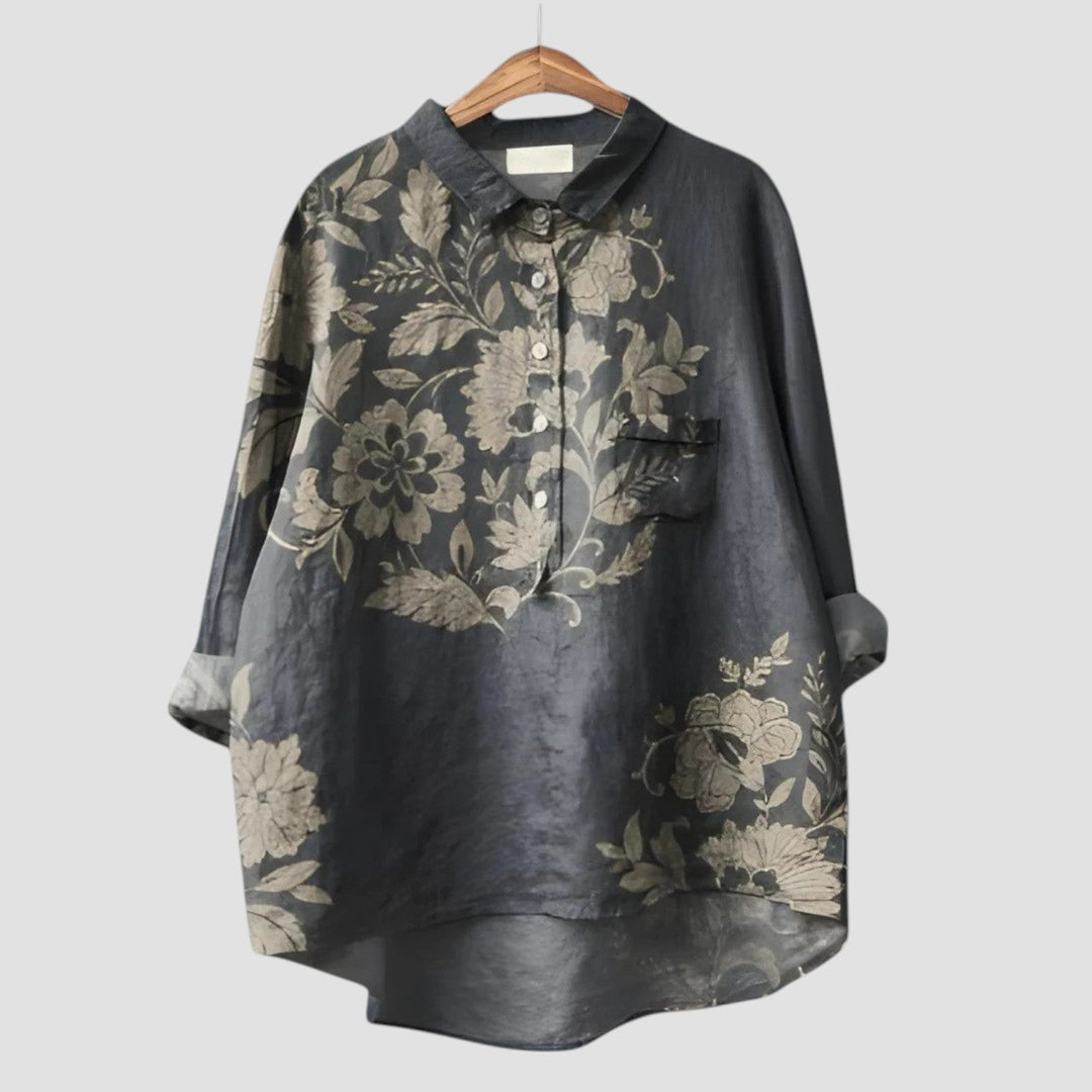 CARLA | Women's Shirt with Original Artistic Pattern