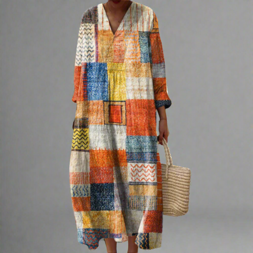 Vianna | Elegant Geometric Dress