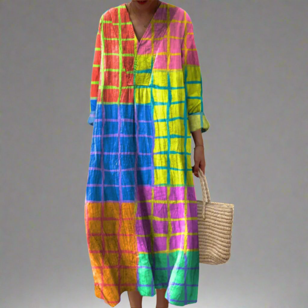 Charlene | Elegant Geometric Dress