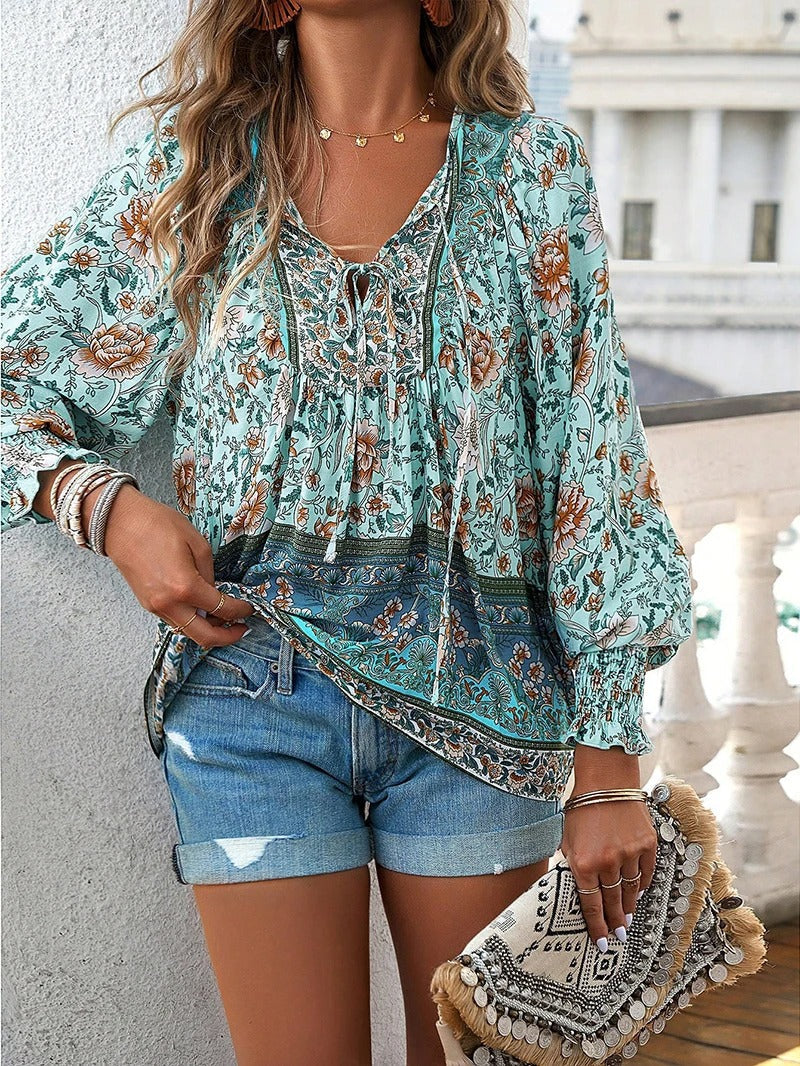 Helena   | Summer Floral Top