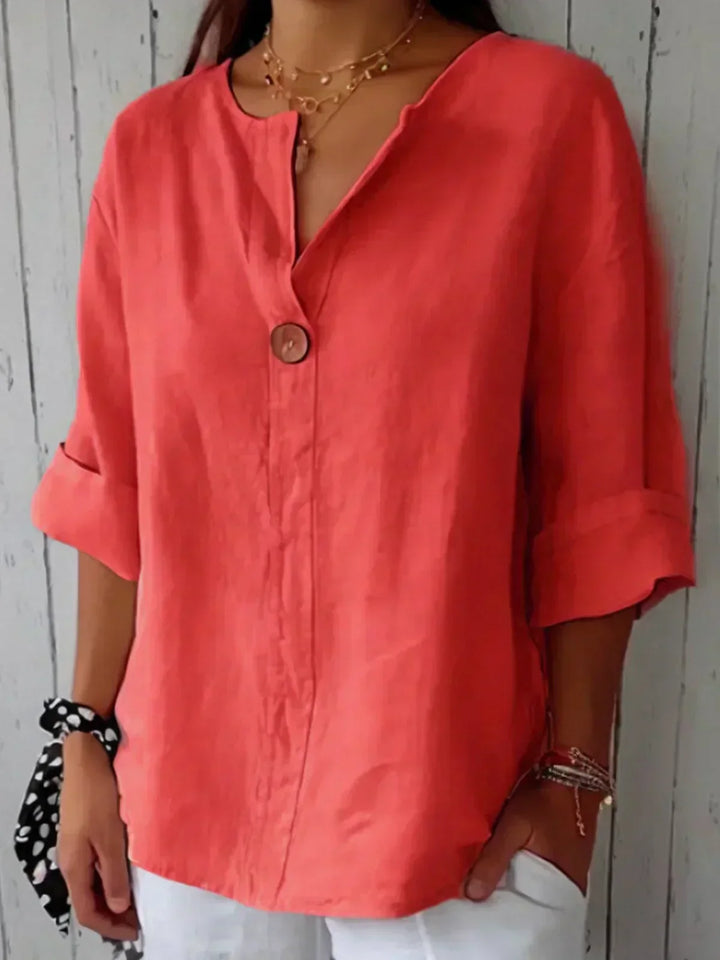 Jessa   | Casual V-Neck Blouse