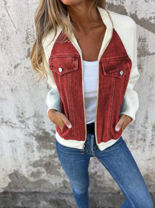 VanBruggen   | Casual V-neck zip-up jacket