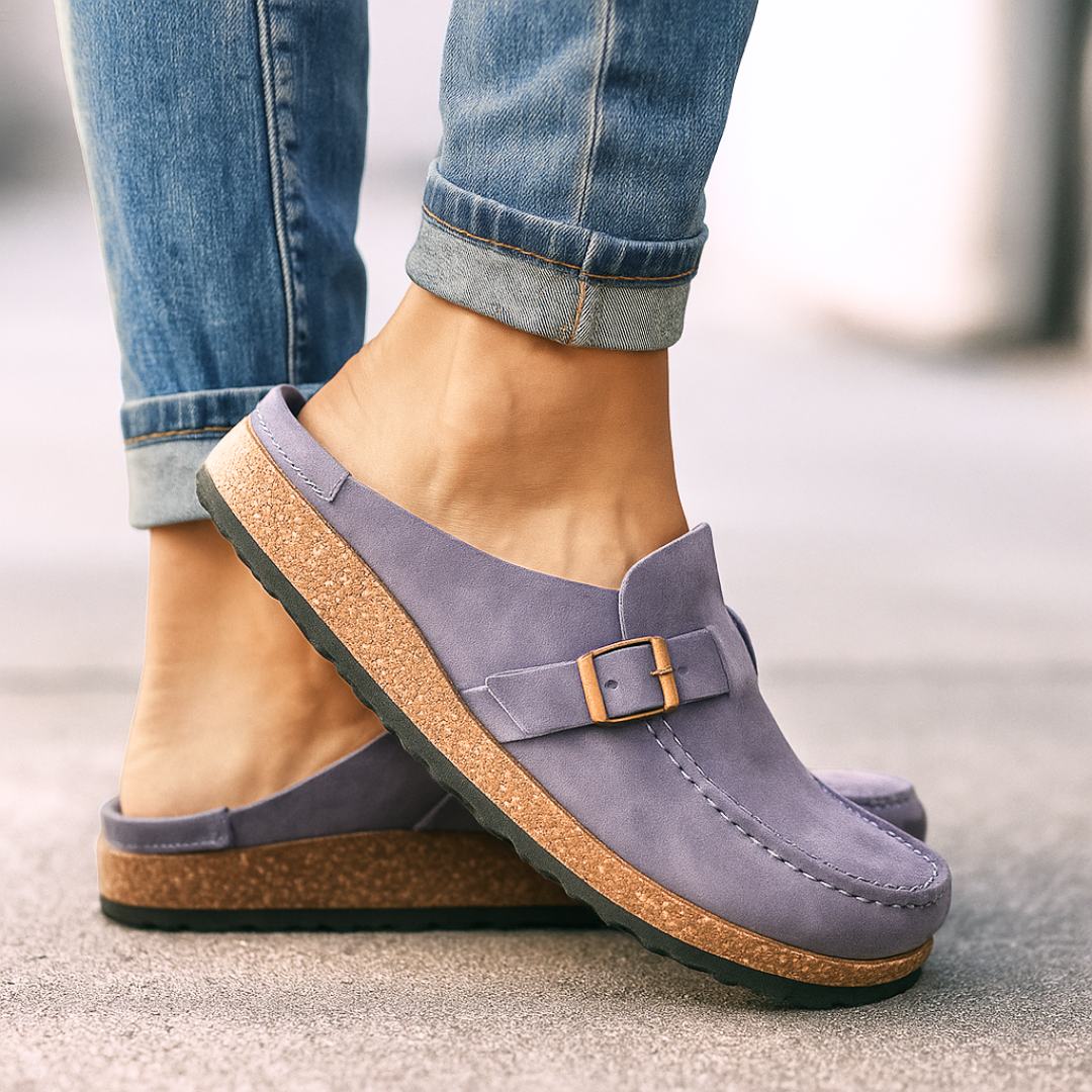 Wendy | Casual Slip-On Loafers with Buckle Detail