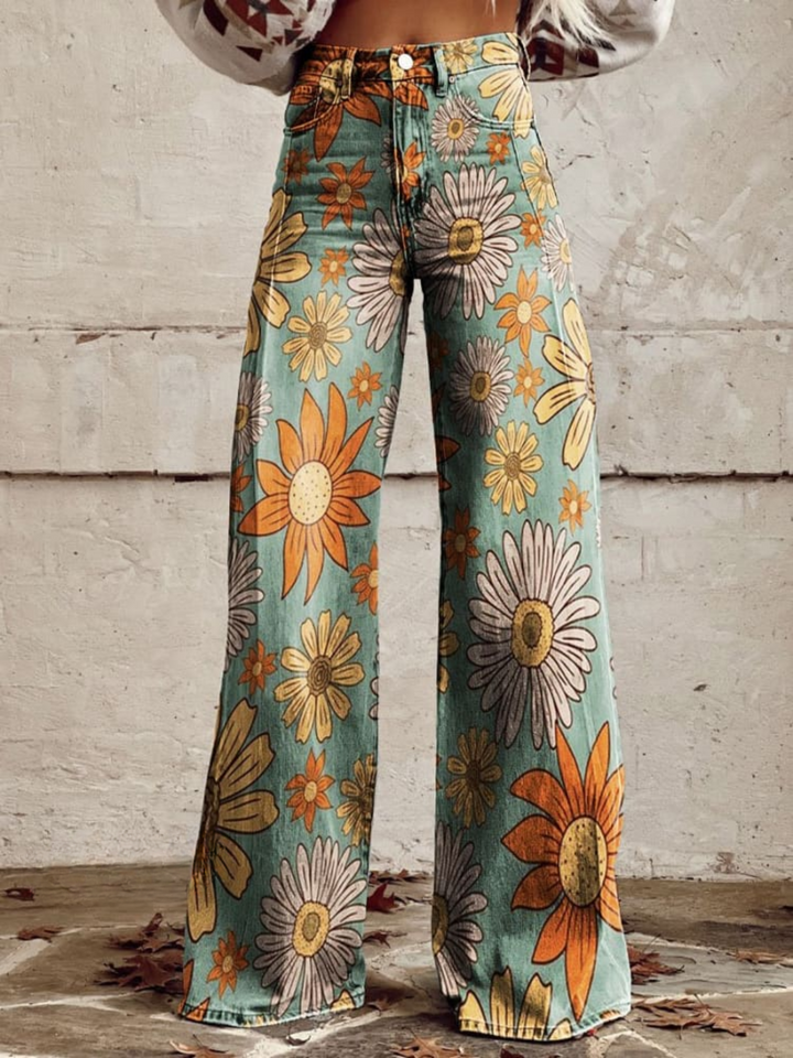Daisy | Organic Flare Pants for a Unique Style