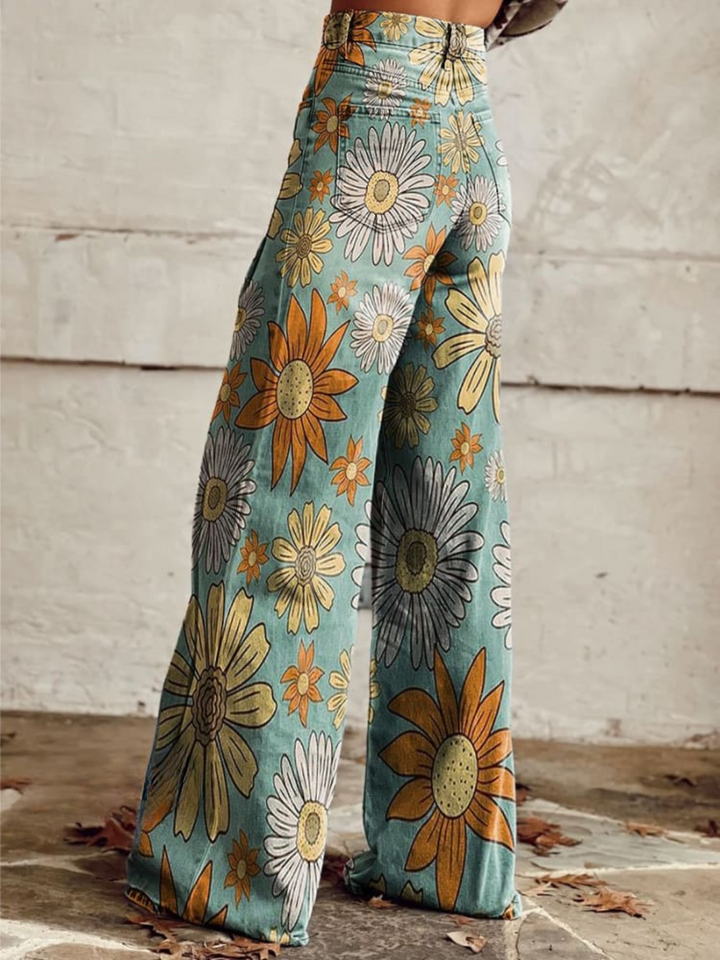 Daisy | Organic Flare Pants for a Unique Style