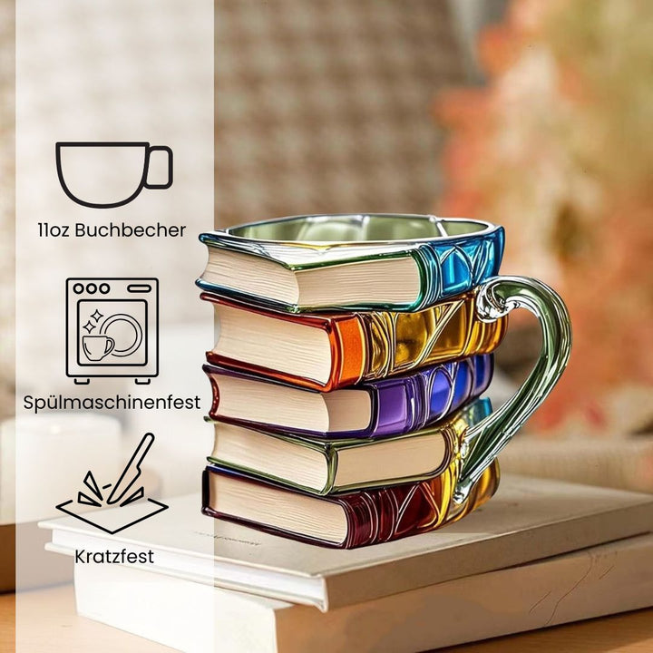 Handmade 3D Reading Happiness Mug - Original
