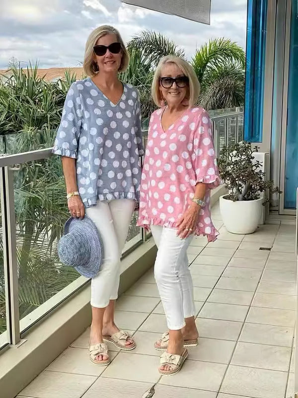 Chloe   | Stylish V-Neck Blouse