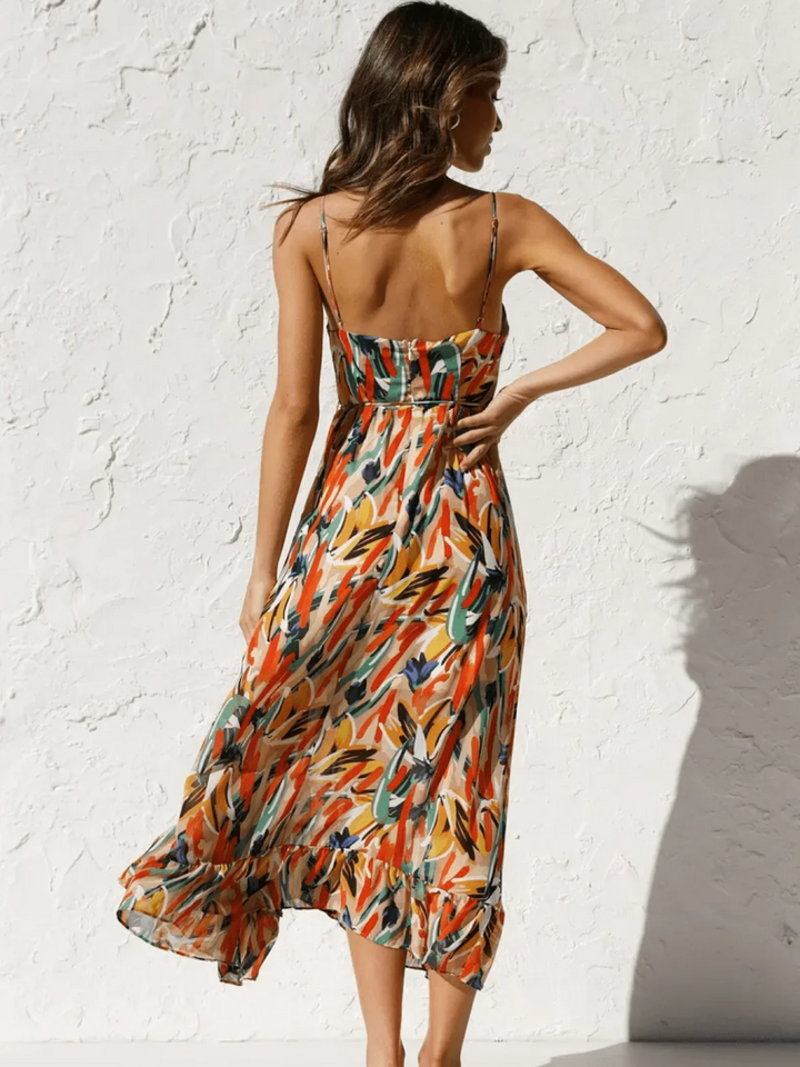 CHIARA | Colorful Midi Dress