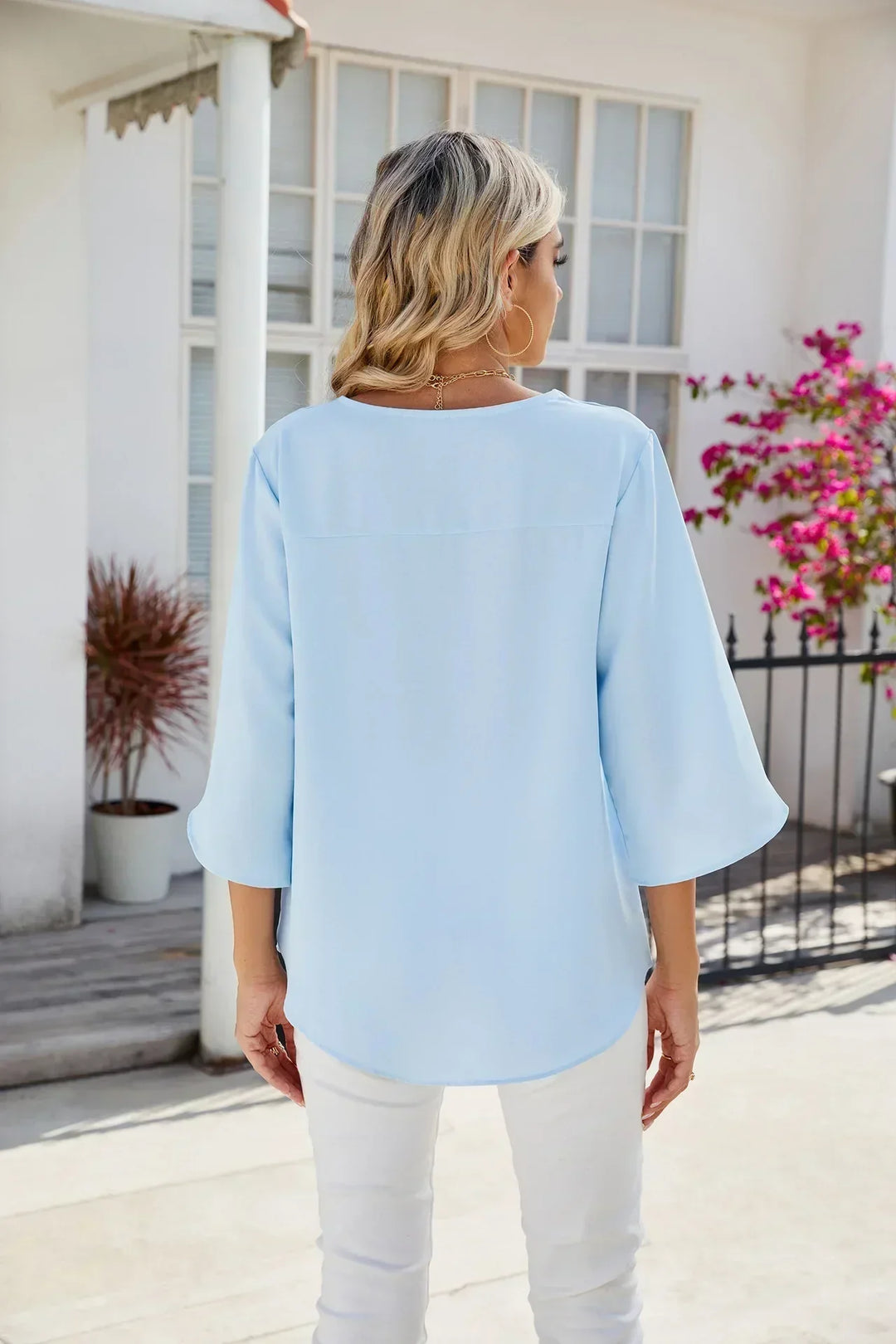 Cara   | V-neck Blouse