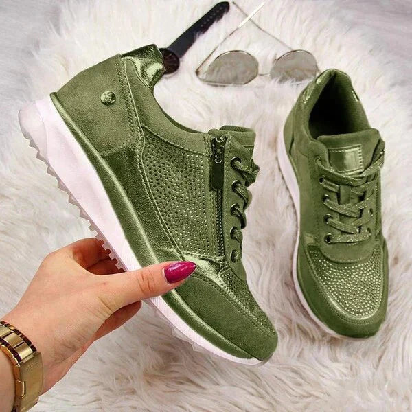 Anty | Shiny lace-up sneakers