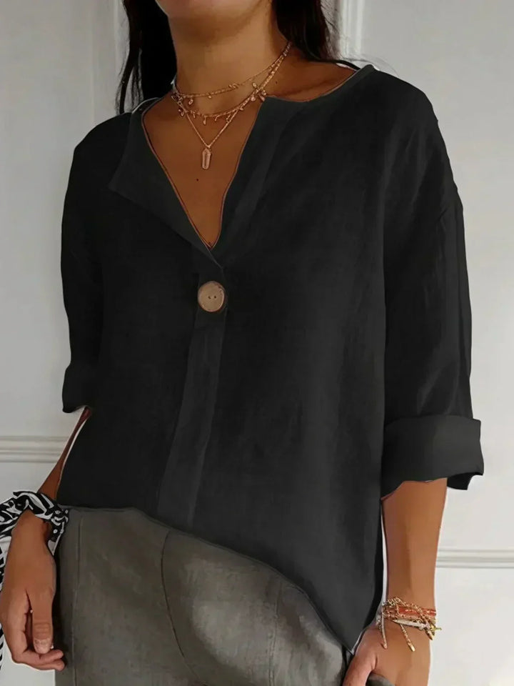 Jessa   | Casual V-Neck Blouse