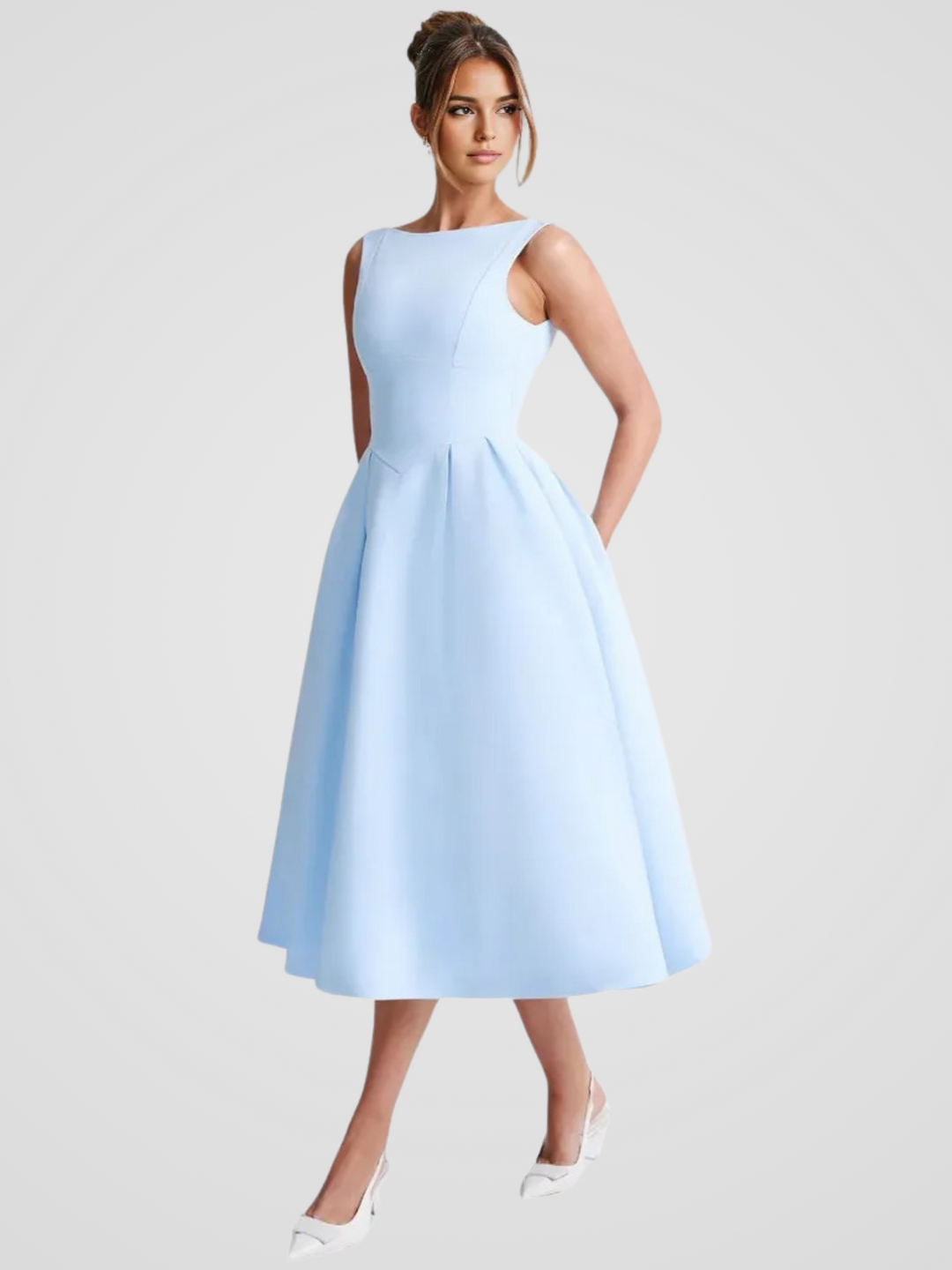 Elegant Belle Midi Dress