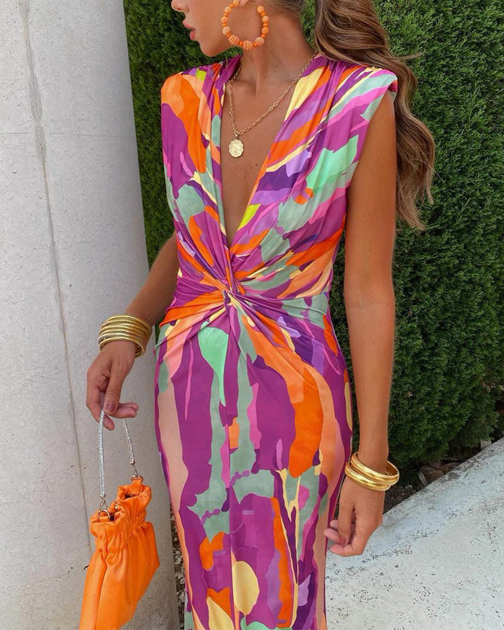 Élodie   | Sleeveless Wrap Long Dress