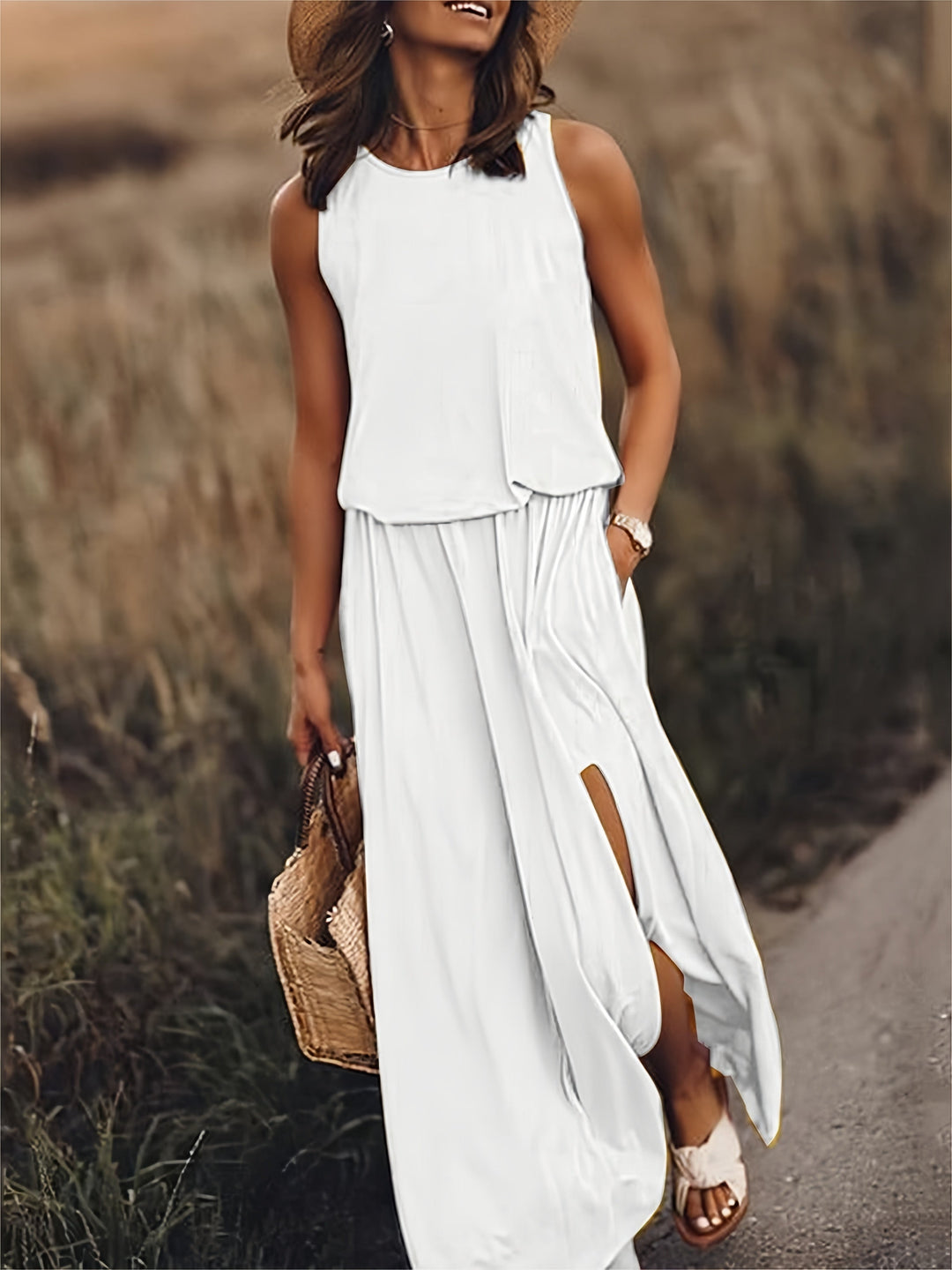 Zayna - Maxi Dress - Simple Modal Boho Dress in Various Colors
