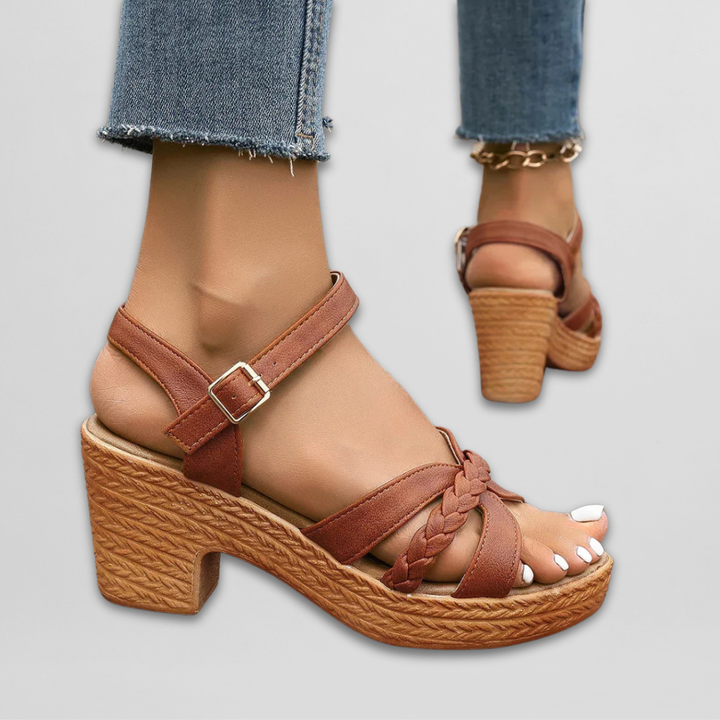 Xara | Woven Sandalettes