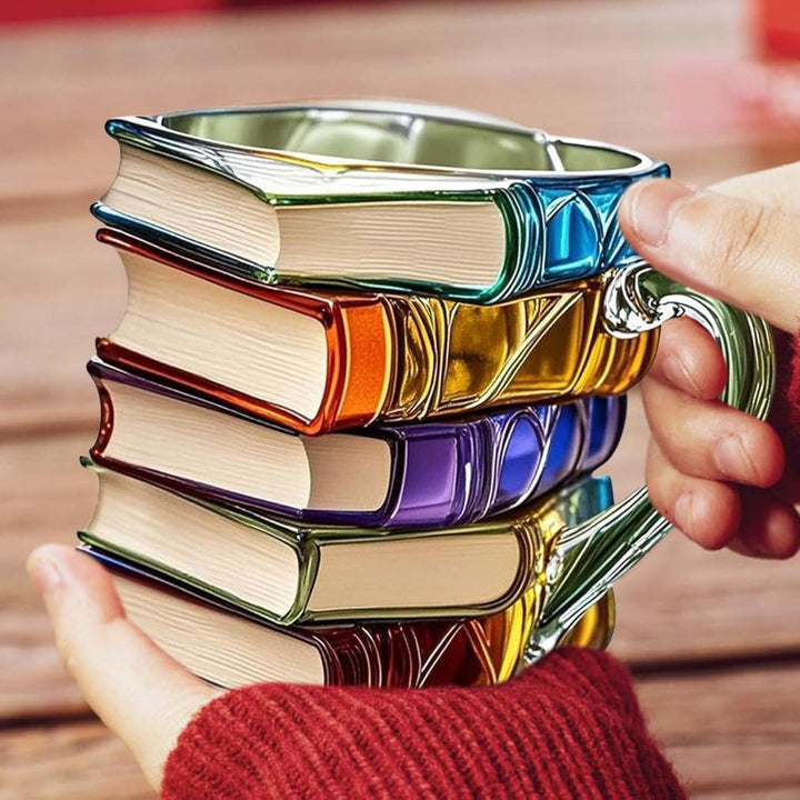 Handmade 3D Reading Happiness Mug - Original