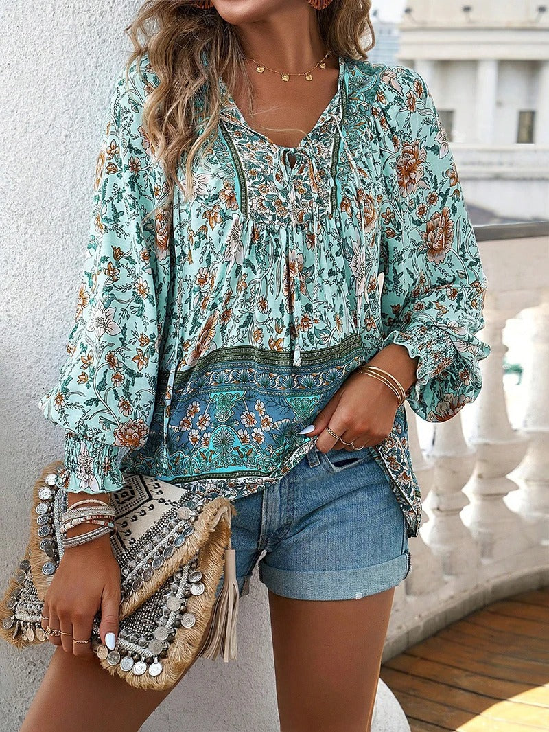 Helena   | Summer Floral Top