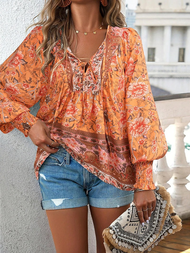 Helena   | Summer Floral Top