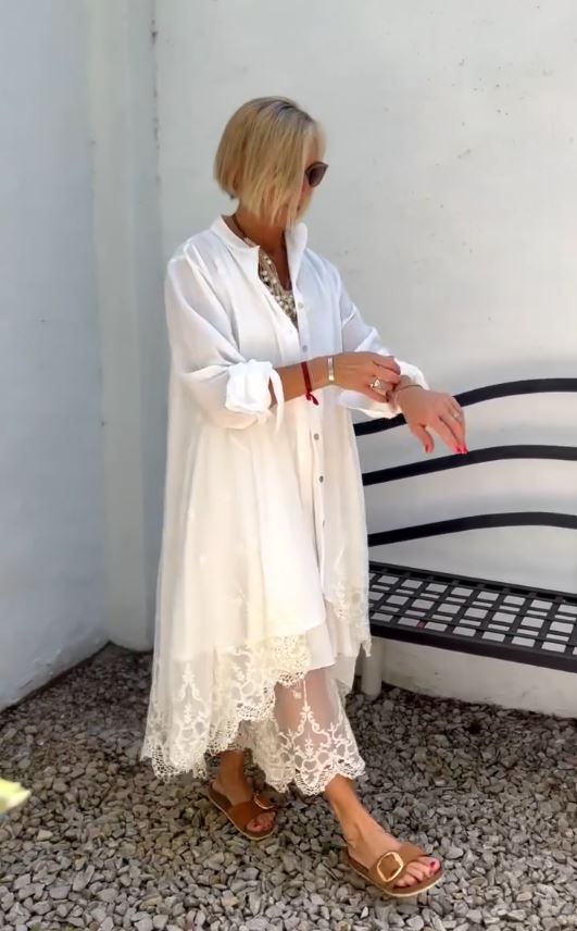 Aria Dress + Free Cardigan 🎁 | Elegant Lace Set