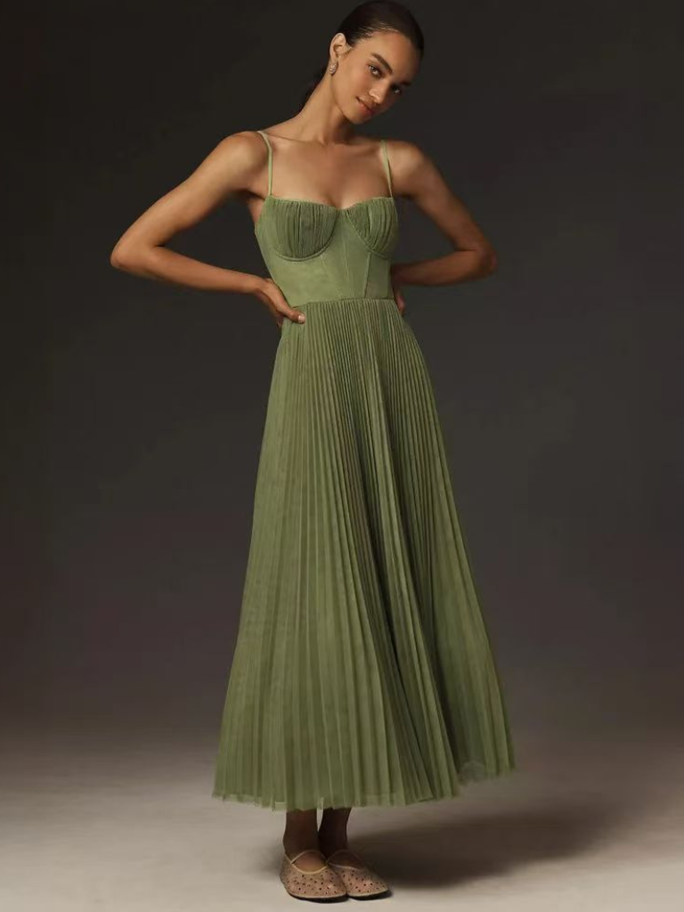 VERONIQUE | Dress - Green