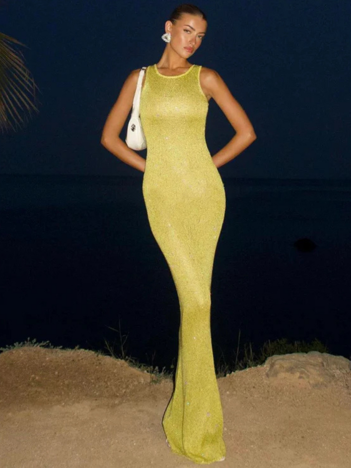 Azure Glow Maxi