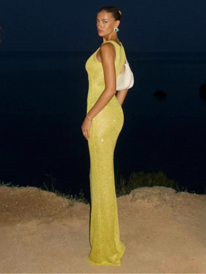 Azure Glow Maxi