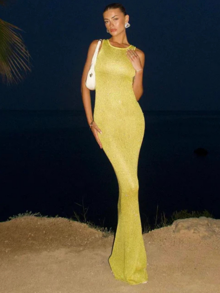 Azure Glow Maxi