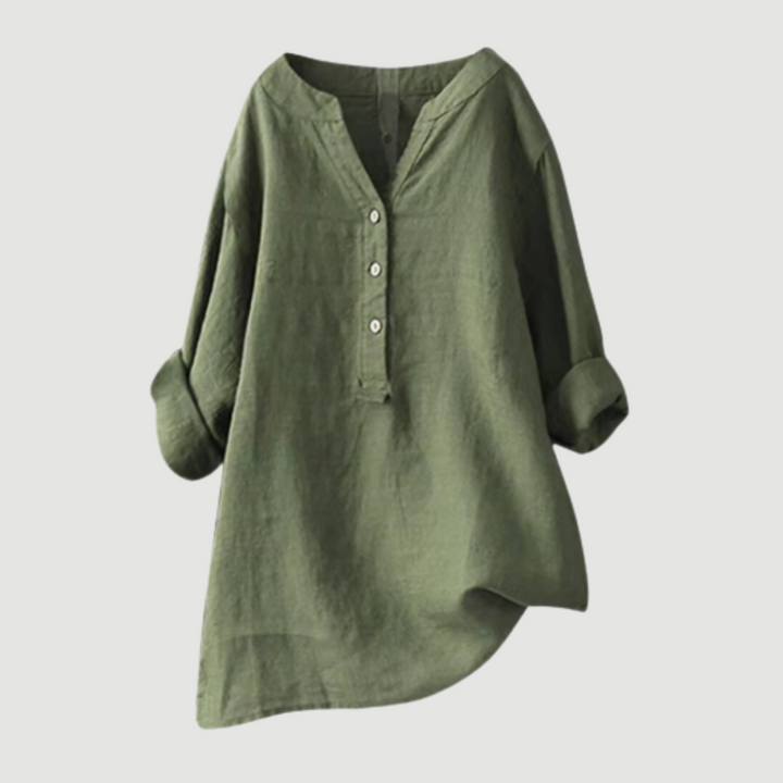 Freja | Airy and comfortable button-down shirt
