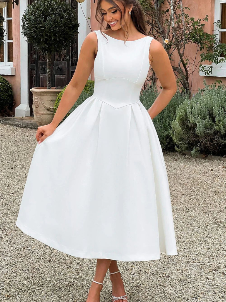 Elegant Beautiful Midikleid