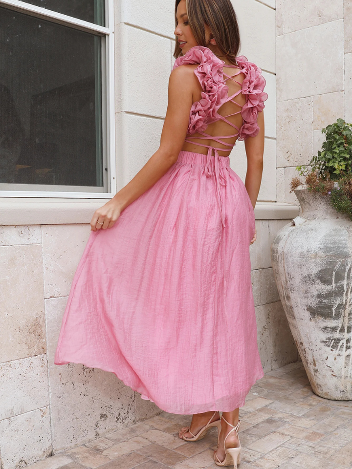 Colette Ruffle Midi