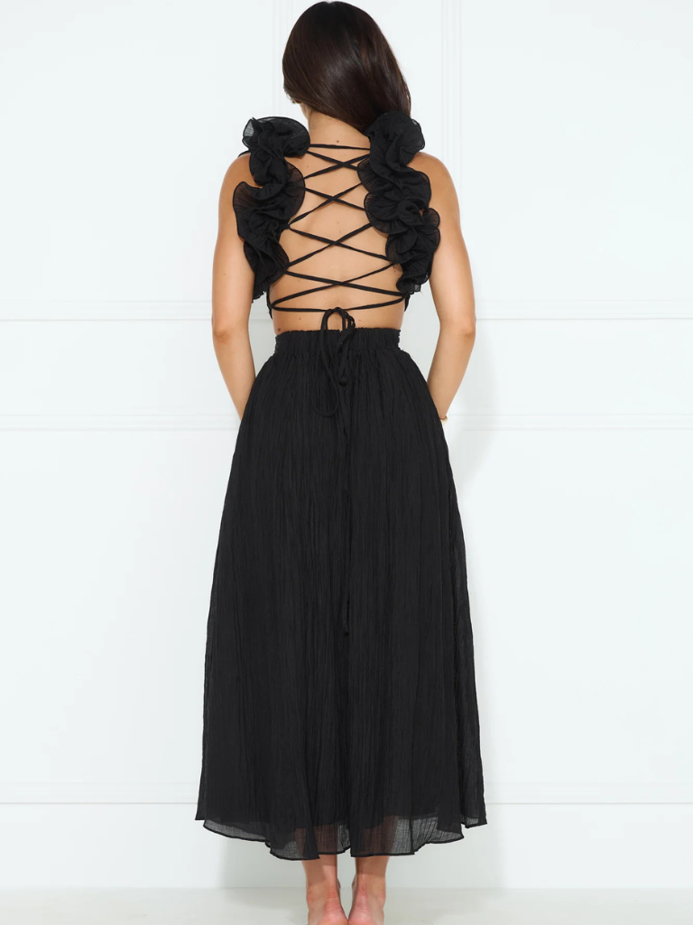 Colette Ruffle Midi