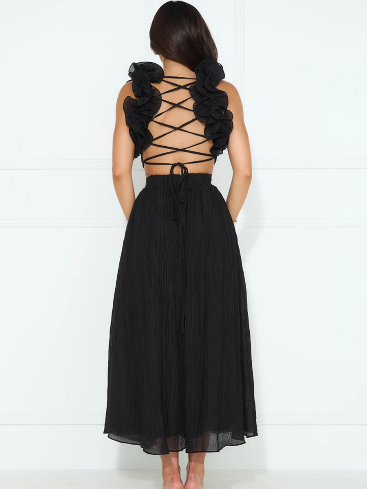 Colette Ruffle Midi
