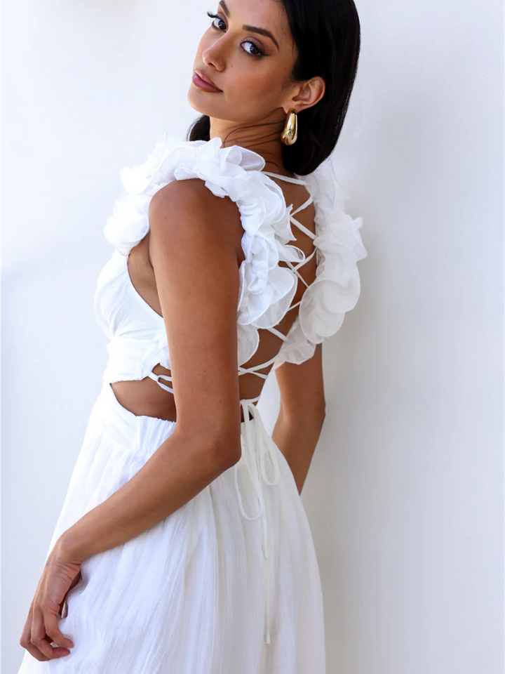 Colette Ruffle Midi