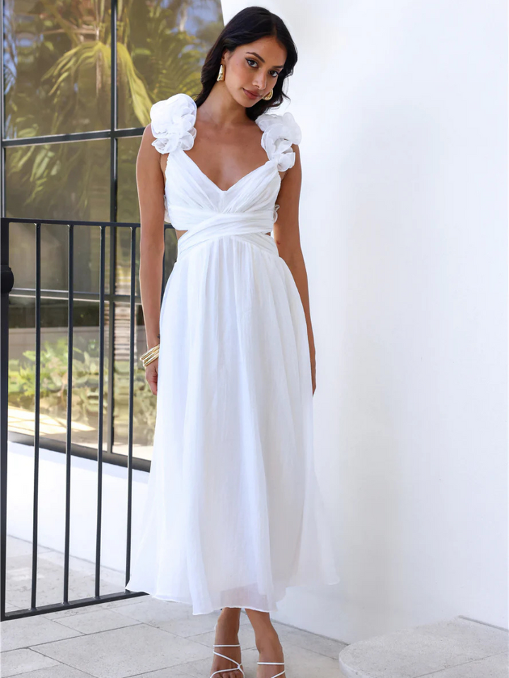Colette Ruffle Midi