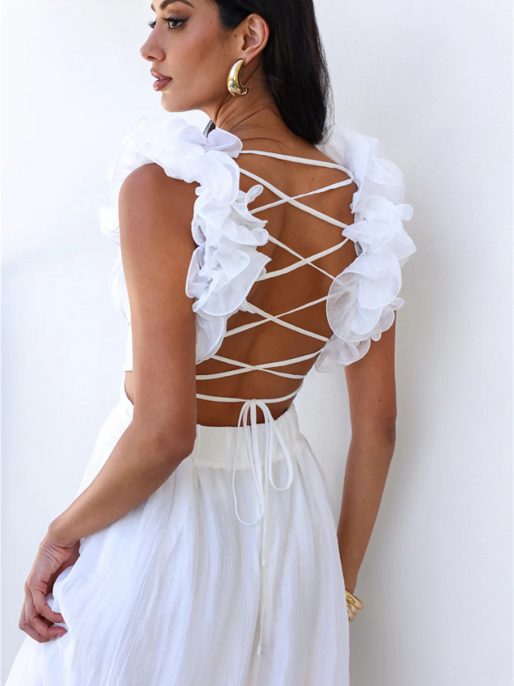 Colette Ruffle Midi