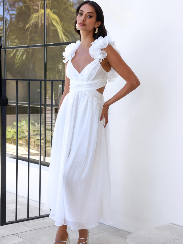 Colette Ruffle Midi
