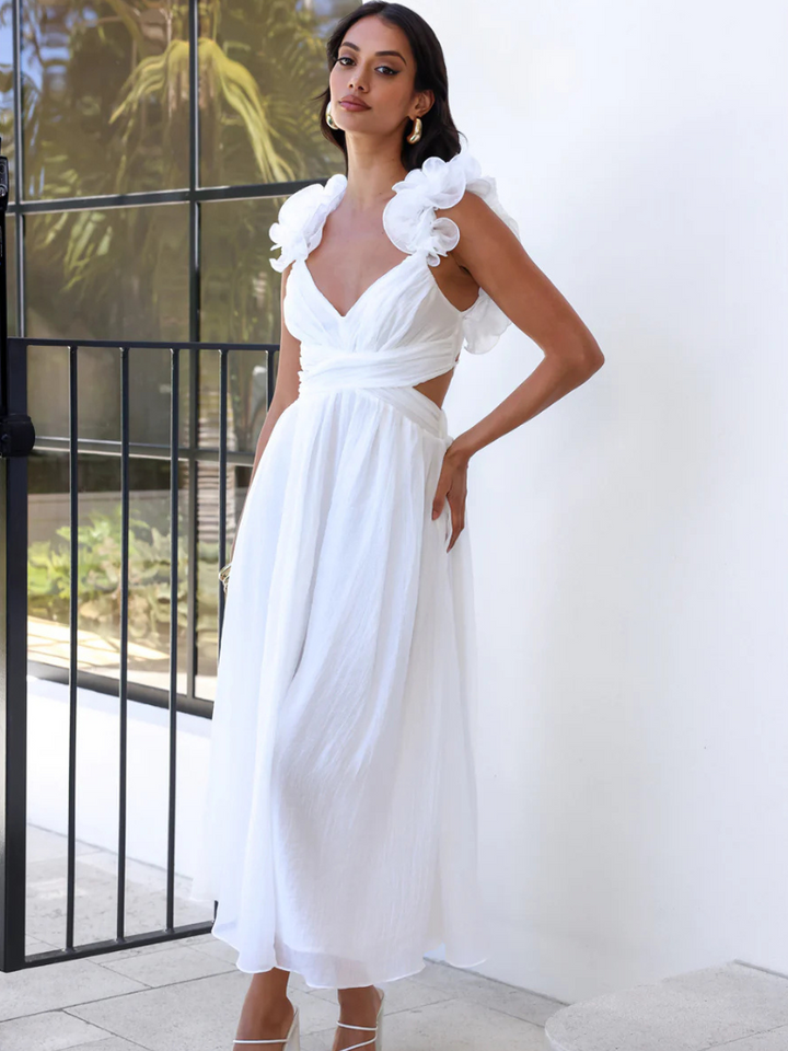Colette Ruffle Midi