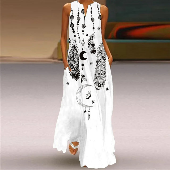 Aurelia  Butterfly Bloom A-Line Dress