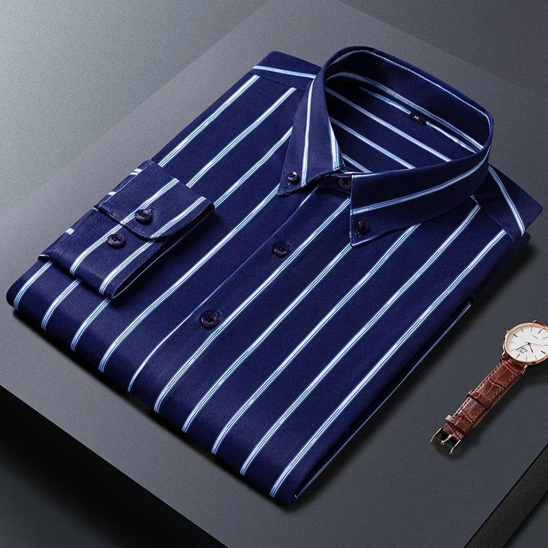 Elegant Striped Men's Shirt