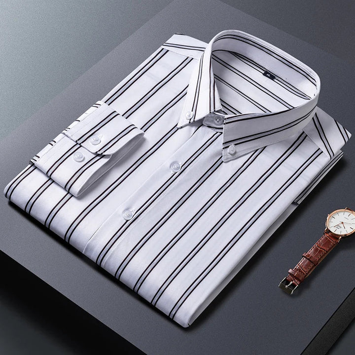 Elegant Striped Men's Shirt