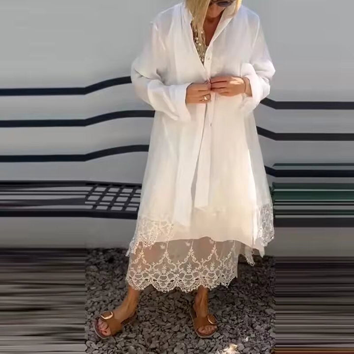 Aria Dress + Free Cardigan 🎁 | Elegant Lace Set