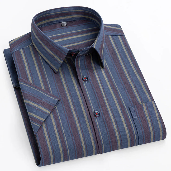 Short-Sleeved Cotton Shirt