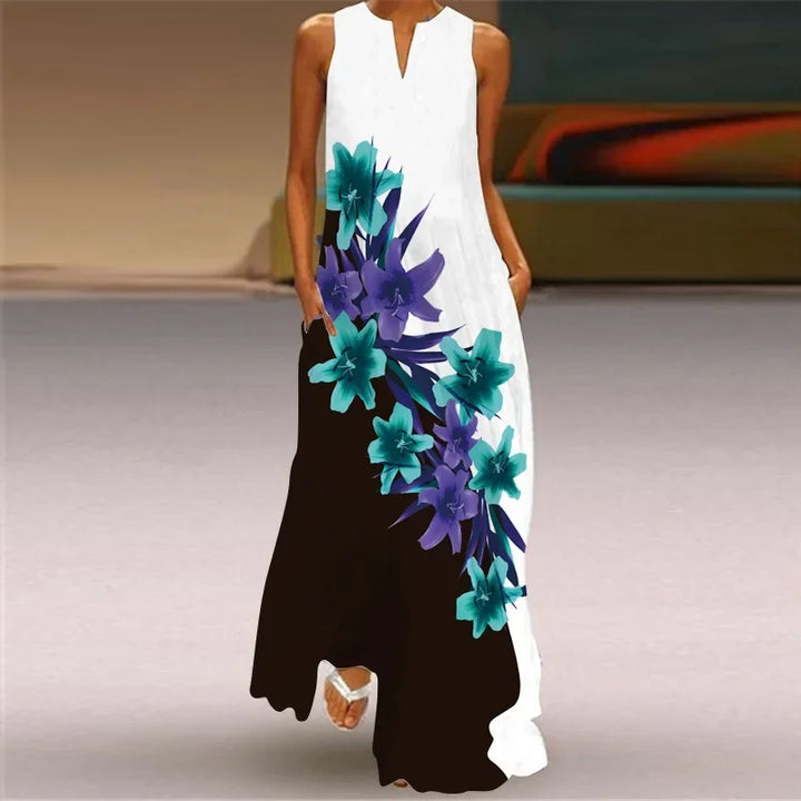 Aurelia  Butterfly Bloom A-Line Dress
