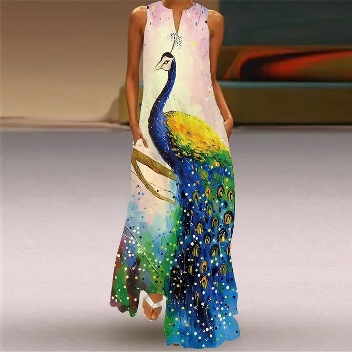 Aurelia  Butterfly Bloom A-Line Dress