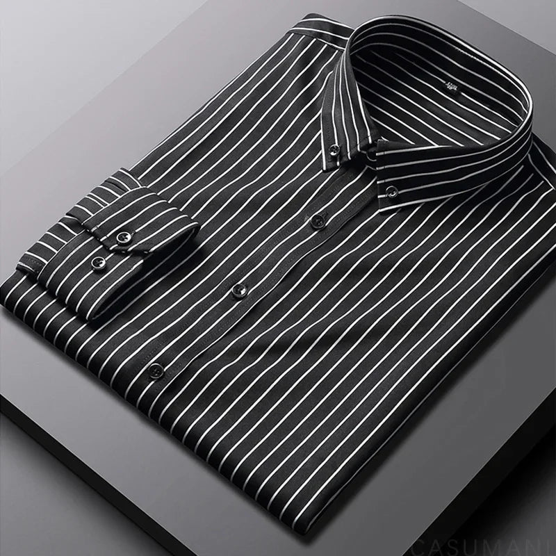 Casual Striped Men's Shirt