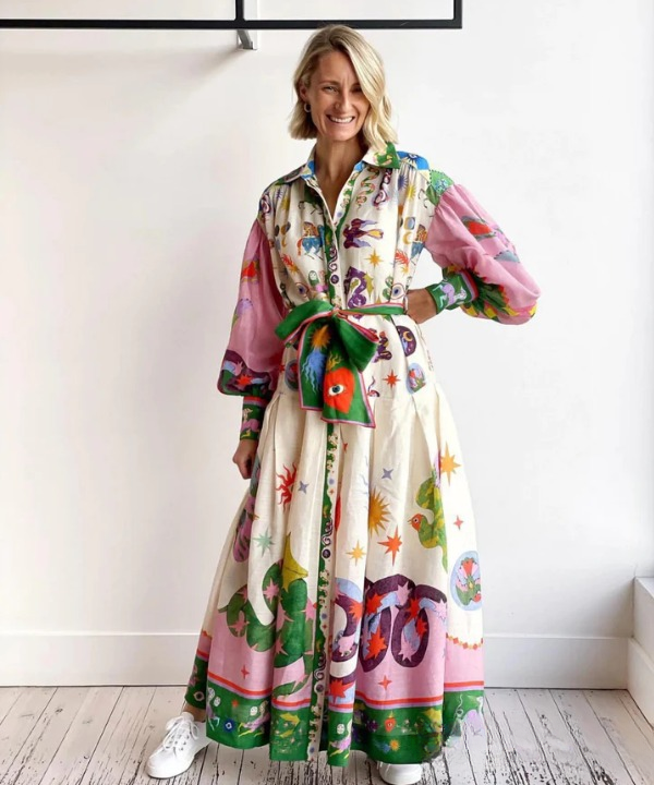 AMELIA | MAXI ITALIAN DRESS
