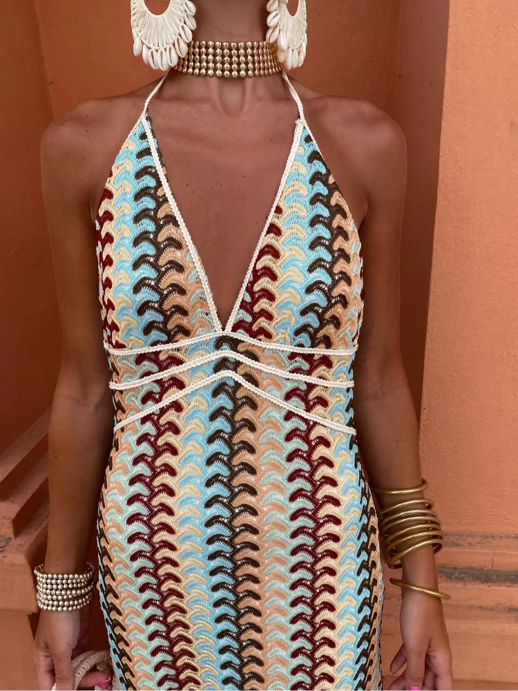 Roxanne   | Backless Dress with Halter Neck