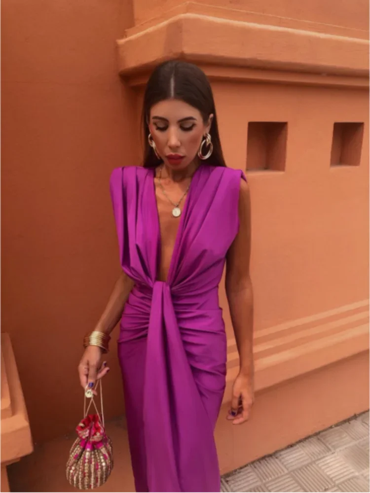 Moriah   | Women's Pleated Long Robe