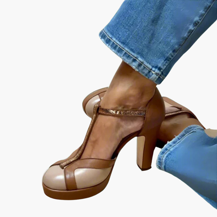 Criselmara  | Elegant and comfortable heeled sandals