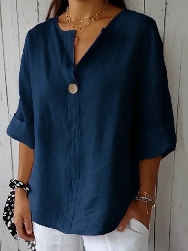 Jessa   | Casual V-Neck Blouse